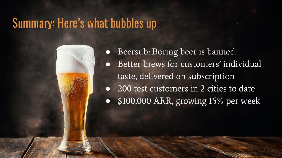 Enganche a sus inversores con la diapositiva de resumen perfecta