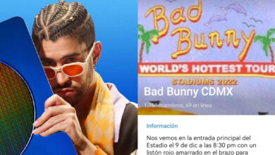 Fans de Bad Bunny sin boleto organizan fiesta afuera del Estadio Azteca | Video