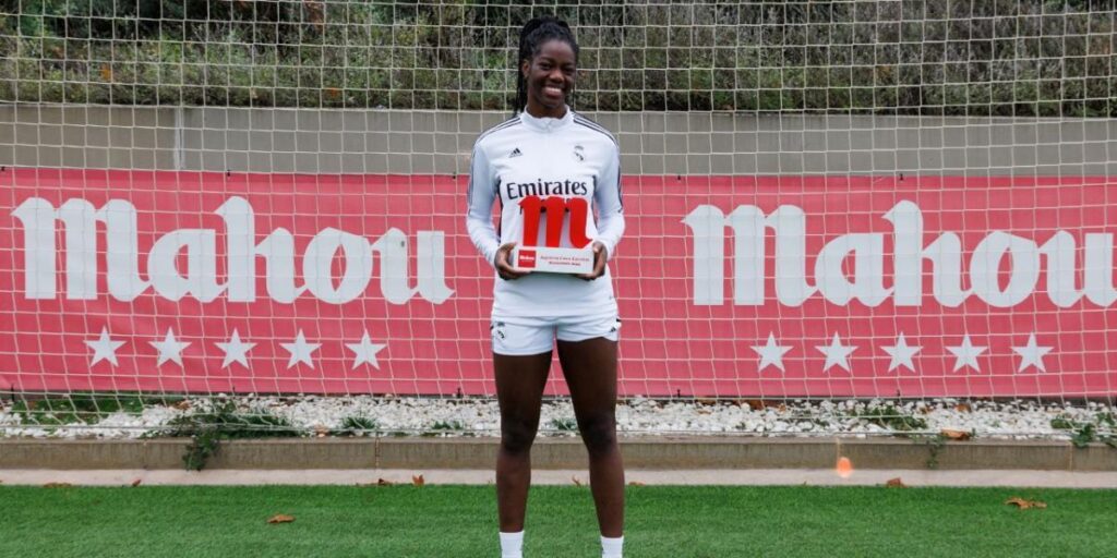 Feller, elegida la mejor jugadora de noviembre del Real Madrid femenino
