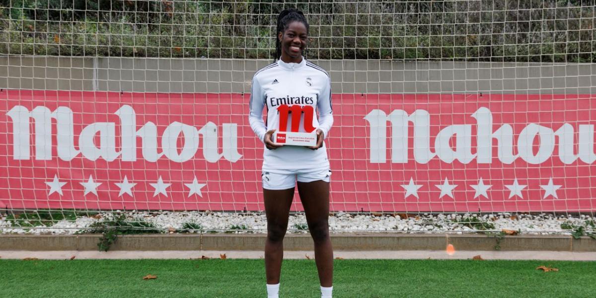 Feller, elegida la mejor jugadora de noviembre del Real Madrid femenino