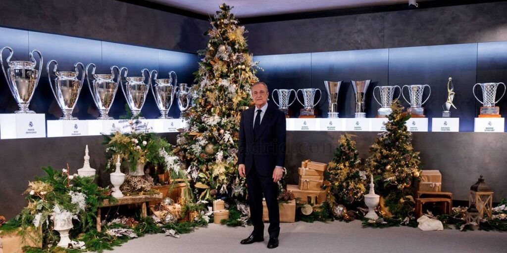 Florentino Pérez lanza su discurso navideño
