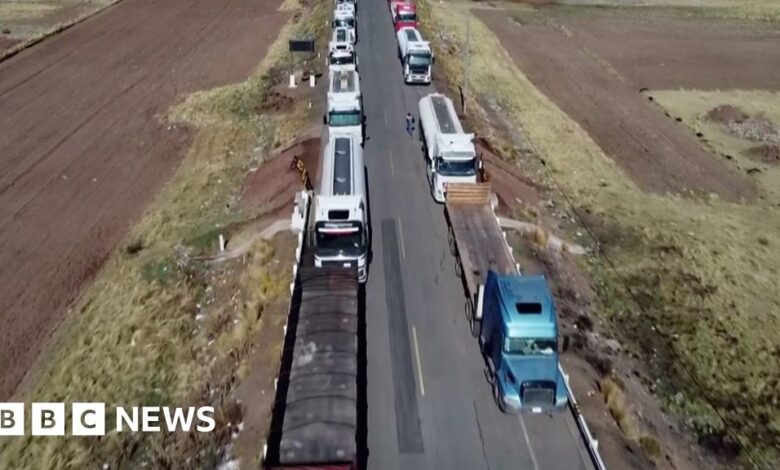Frontera Perú-Bolivia bloqueada por manifestantes