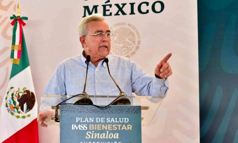 Gobernador de Sinaloa, Rubén Rocha, da positivo de Covid-19