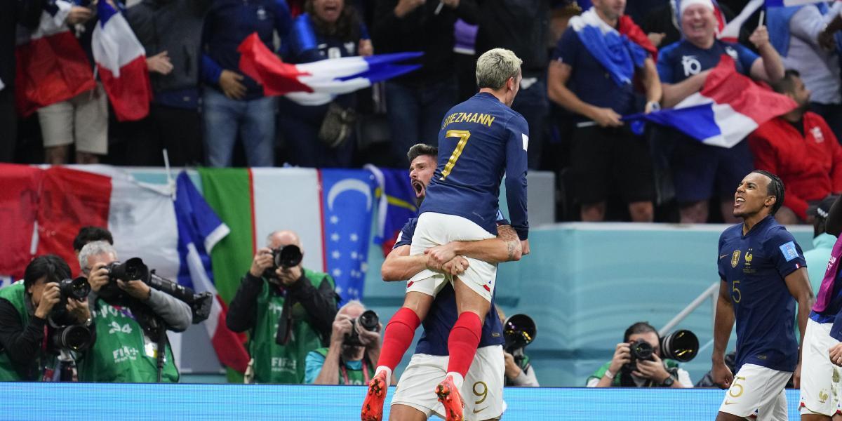 Griezmann se viste de asistente récord para llevar a Francia a las semis del Mundial