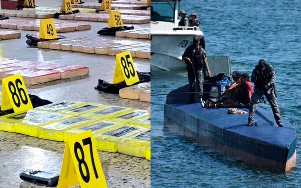 Guatemala decomisa tonelada y media de cocaína en un submarino en el Pacífico