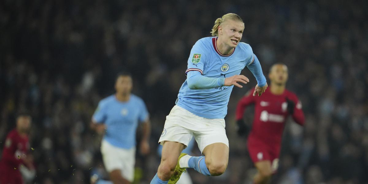 Haaland acaba con su gafe contra Salah