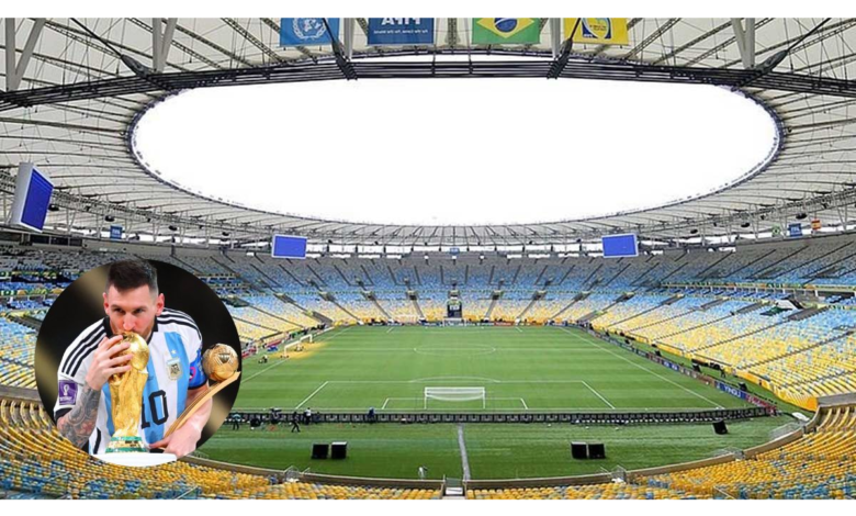 Invitan a Messi para dejar su huella en el templo brasileño: Maracaná | Video