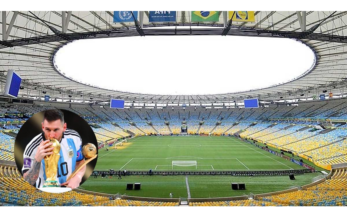 Invitan a Messi para dejar su huella en el templo brasileño: Maracaná | Video