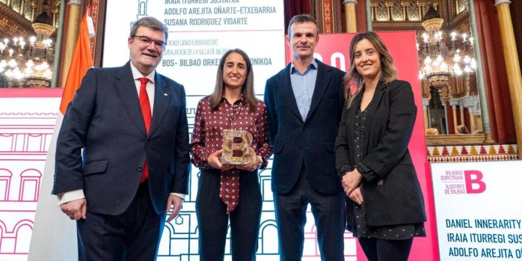 Iraia Iturregi, nombrada Ilustre de Bilbao