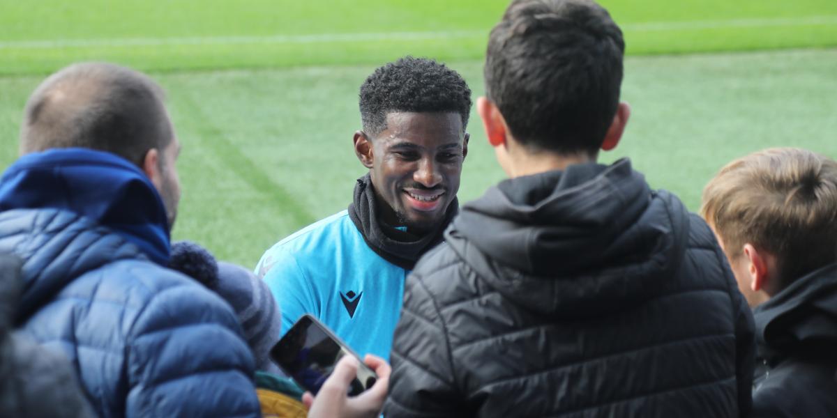 La Real se funde con la afición