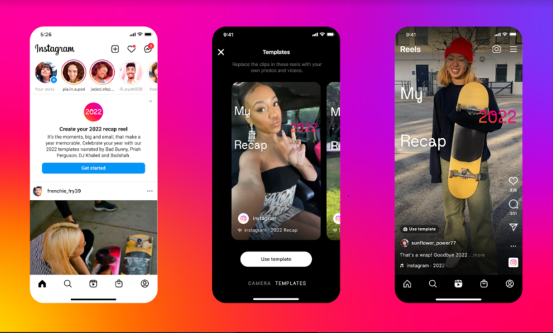La nueva plantilla Reels de Instagram te permite crear tu propio resumen de 2022