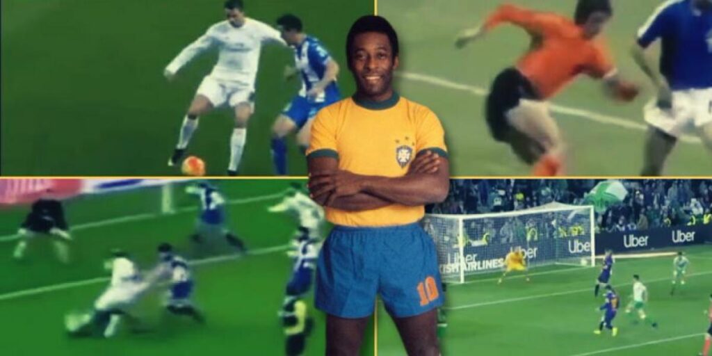 Las brutales jugadas de Pelé que imitaron leyendas como Messi, Cristiano o Cruyff