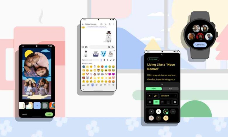 Las características de la actualización de diciembre de Android incluyen un modo de lectura accesible y llaves de auto compartibles
