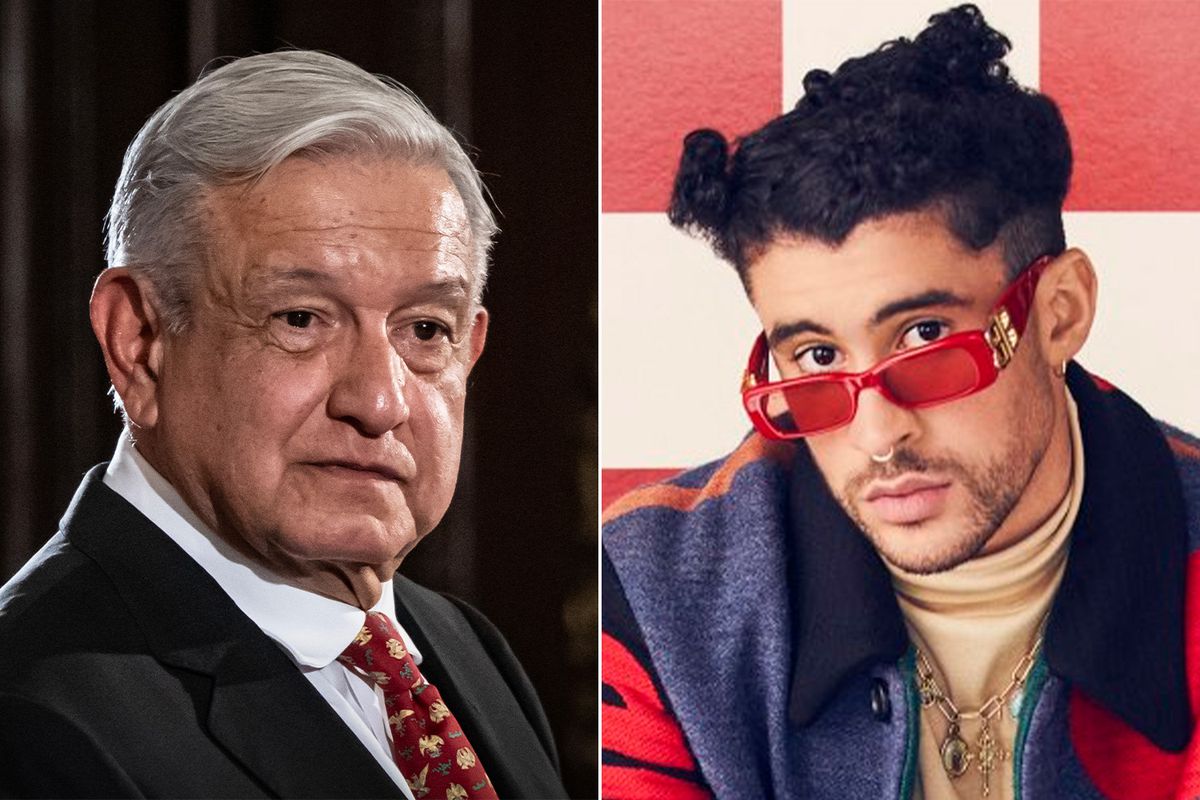 López Obrador pide a Bad Bunny que toque gratis en el Zócalo: “No podemos pagarle”
