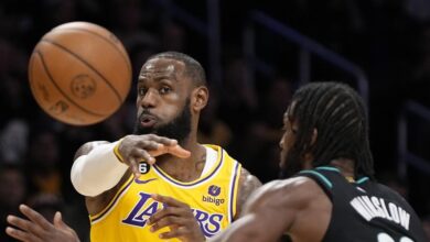 Los Lakers alivian sus penas con un gran LeBron