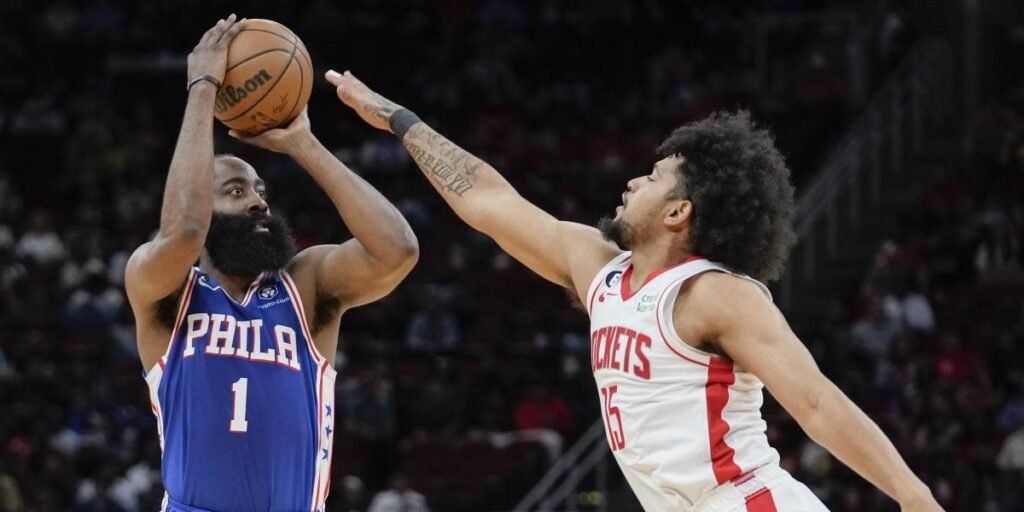 Los Sixers, un desastre: vuelve Harden pero pierden contra los Rockets