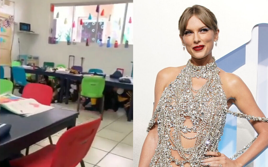Maestra canta 'Shake It Off' para calmar a niños durante balacera en Sonora | Video