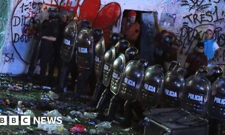 Mundial: Escenas caóticas en Buenos Aires tras festejos