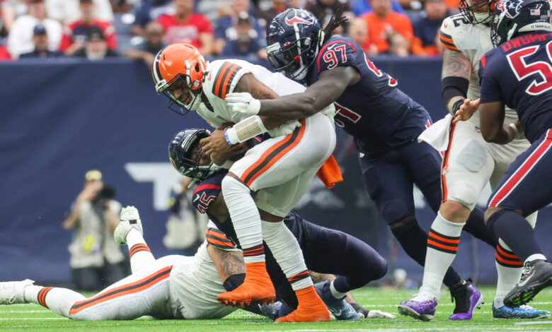NFL: Abucheos y descontento marcan el regreso de Desahun Watson | Video