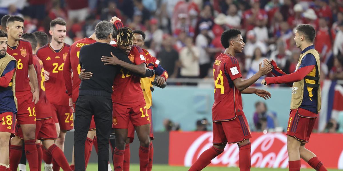 Nico Williams se estrena de titular en el Mundial de Qatar