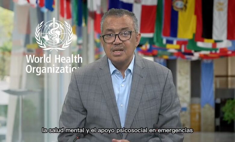 OMS insta a sumarse a la acción de México sobre salud mental