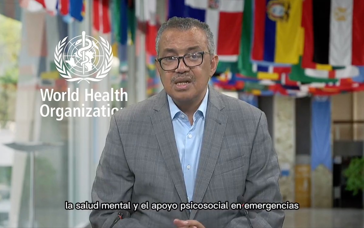 OMS insta a sumarse a la acción de México sobre salud mental