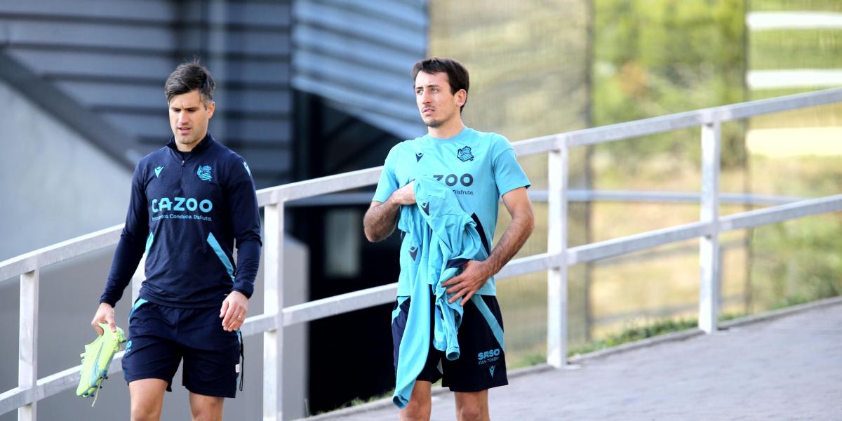 Oyarzabal se entrena...por su cuenta