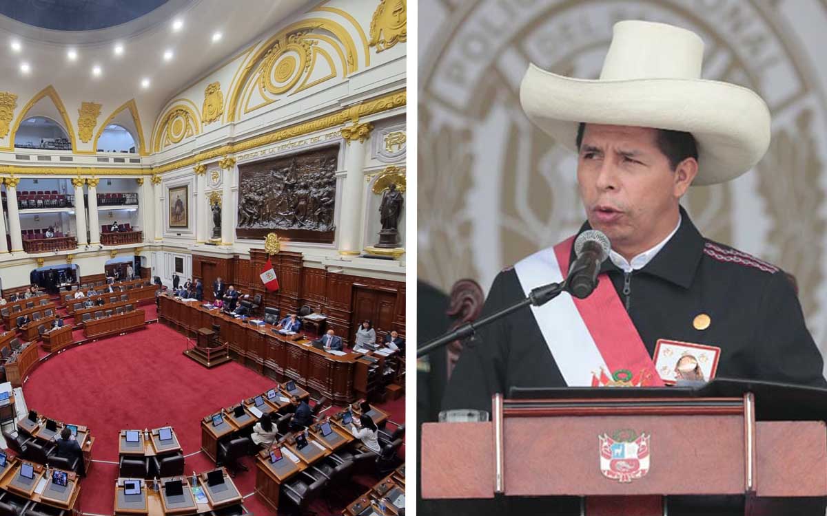 Perú: Congreso retira fuero a Castillo; Fiscalía podrá procesarlo