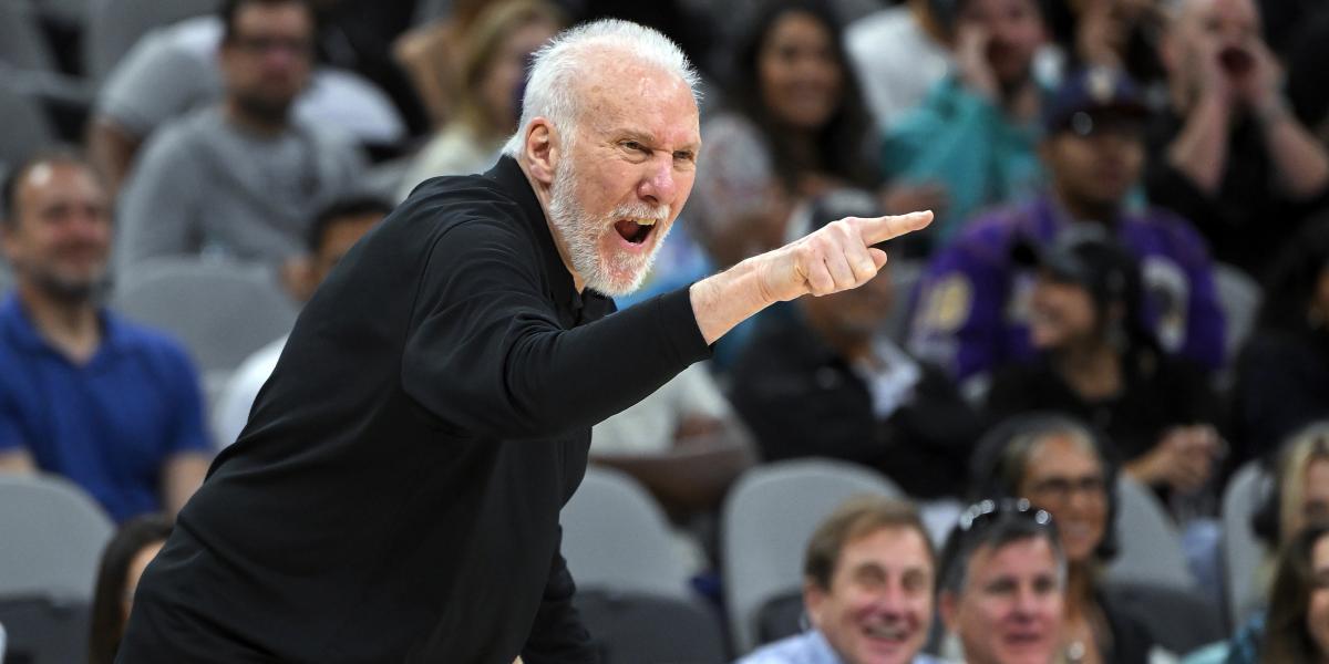 Popovich, molesto con la defensa de los Spurs en el último cuarto