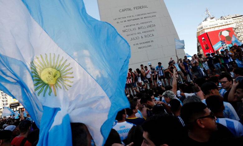 Qatar 2022: Hinchas inundan Buenos Aires tras el pase de Argentina a la final
