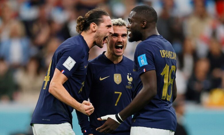 Qatar 2022: Los franceses Rabiot y Upamecano son duda para la Semifinal ante Marruecos