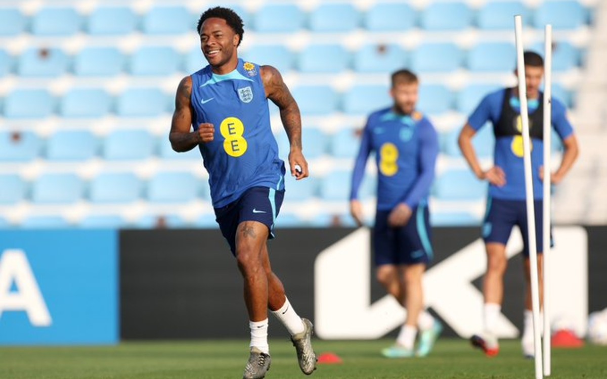 Qatar 2022: Raheem Sterling se reincorpora con el equipo inglés | Tuit