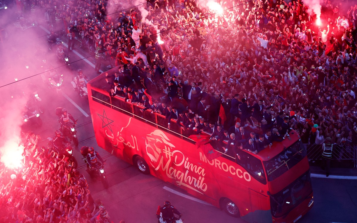Reciben a los 'Leones del Atlas' como héroes en Rabat | Fotogalería