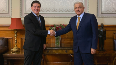Respalda AMLO a Samuel García en pleito por Fiscalía