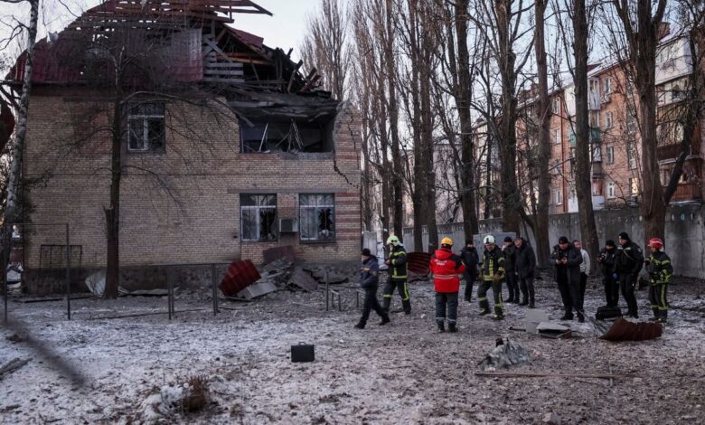 Rusia ataca Kiev con una nueva oleada de drones