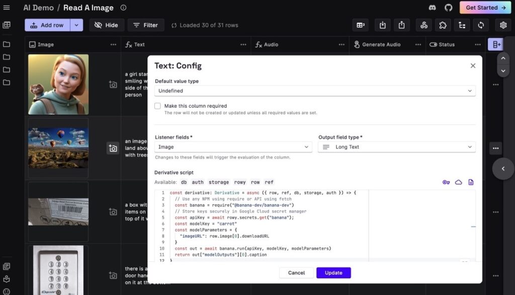 Si Rowy se sale con la suya, si puede usar Excel, puede crear software