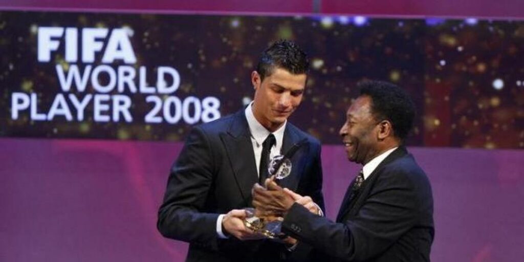 Tierno mensaje de Cristiano Ronaldo a Pelé