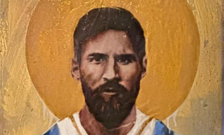Tvboy homenajea a 'San Lionel' por las calles de Barcelona