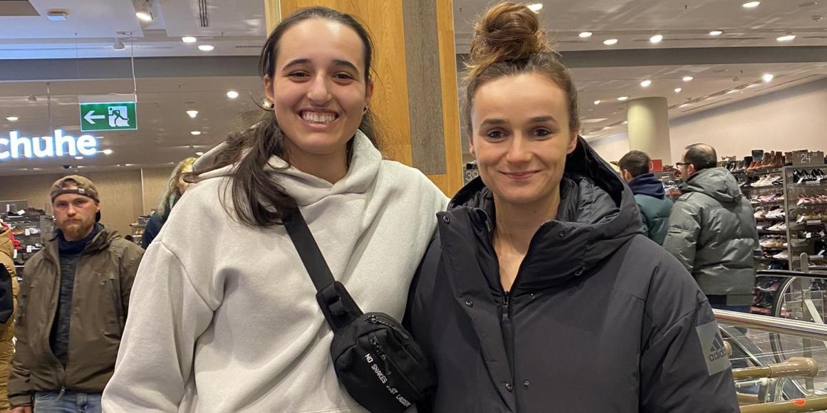 Una hincha 'culer' se topa con Lina Magull y esto es lo que le dice...