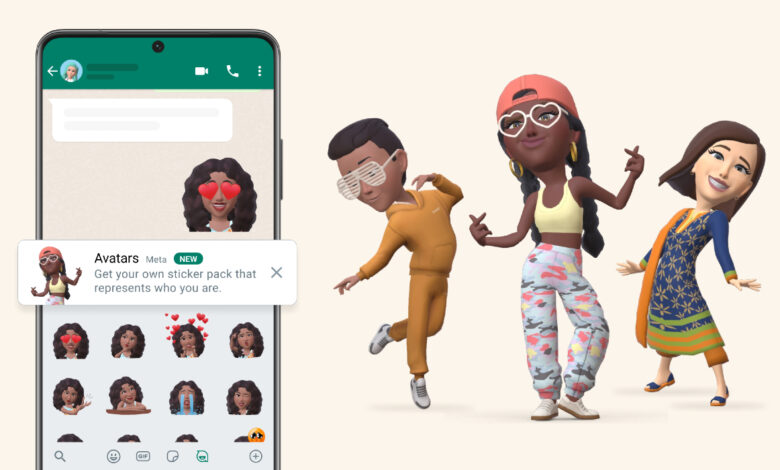 WhatsApp comienza a implementar avatares en 3D