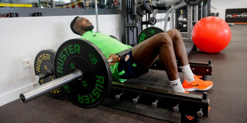 Williams se ejercita en el gimnasio en su vuelta al trabajo con el Athletic