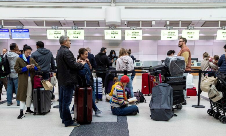 ¿Y la Navidad? Cancelan más de 4,400 vuelos en EU