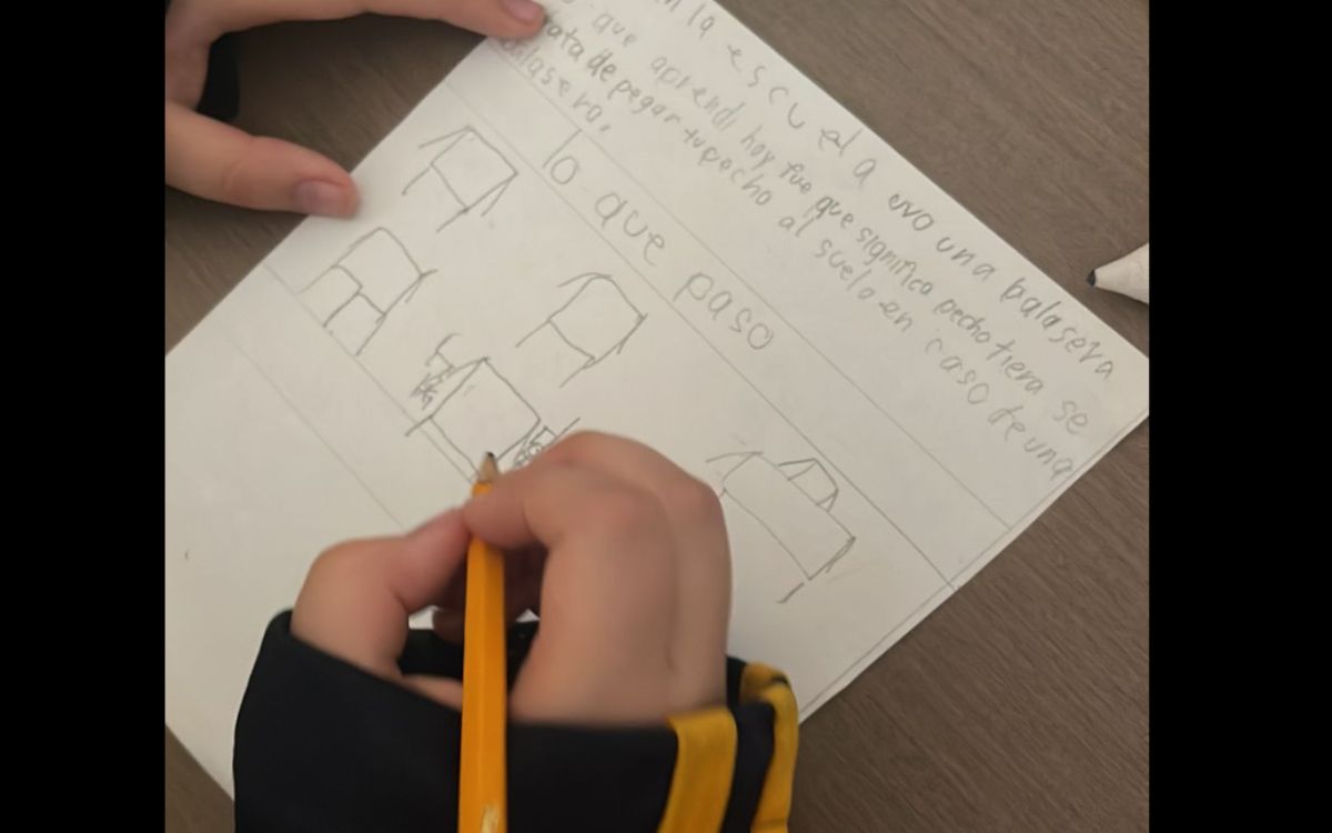 ‘Hoy aprendí qué significa pecho tierra’, escribe niño tras balacera