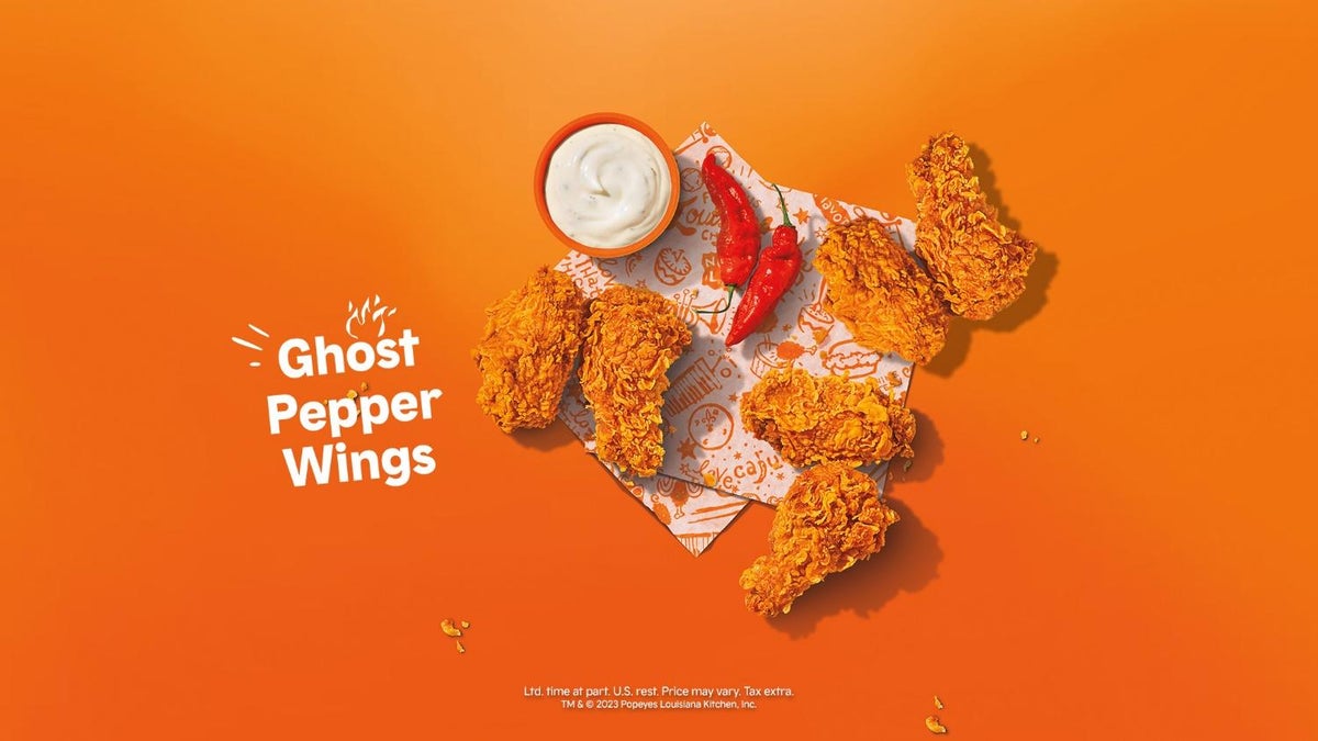 Popeyes trae de vuelta las alas de pimienta fantasma