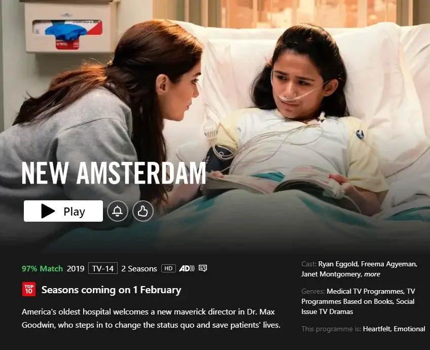 nuevas temporadas nueva amsterdam llegando a netflix nuevas temporadas nueva amsterdam llegando a netflix