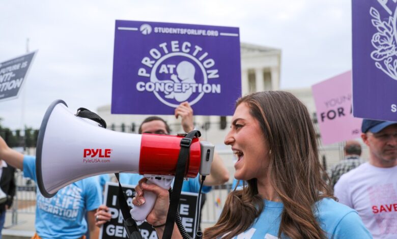 Marchan en DC para solicitar al Congreso que no prohíba las leyes estatales contra el aborto