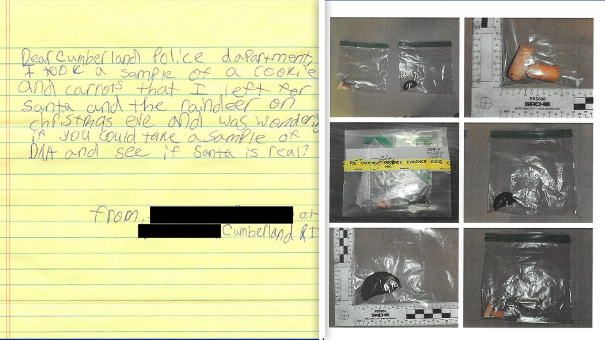 Niña envía pruebas de ADN de Santa Claus a la policía