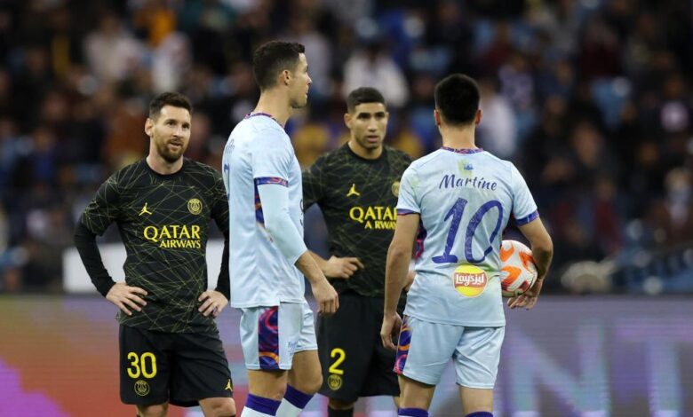 5-4: Fiesta y lluvia de goles en el duelo Cristiano-Messi en Riad