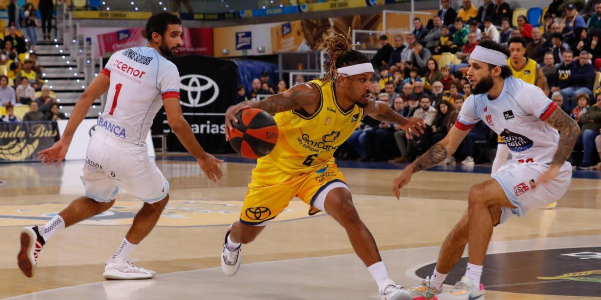 75-68: El Gran Canaria se hace fuerte en casa ante el Monbus Obradoiro