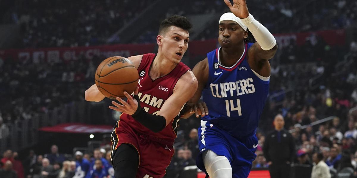 Adebayo y Herro guían a unos enrachados Heat a la victoria ante los Clippers